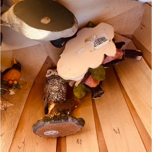 Vintage Collection of 2 🦆,🦉, Loons, 2 Robins, Bird House🖊️✏️ , New Wooden 🧺 - Picture 13 of 16